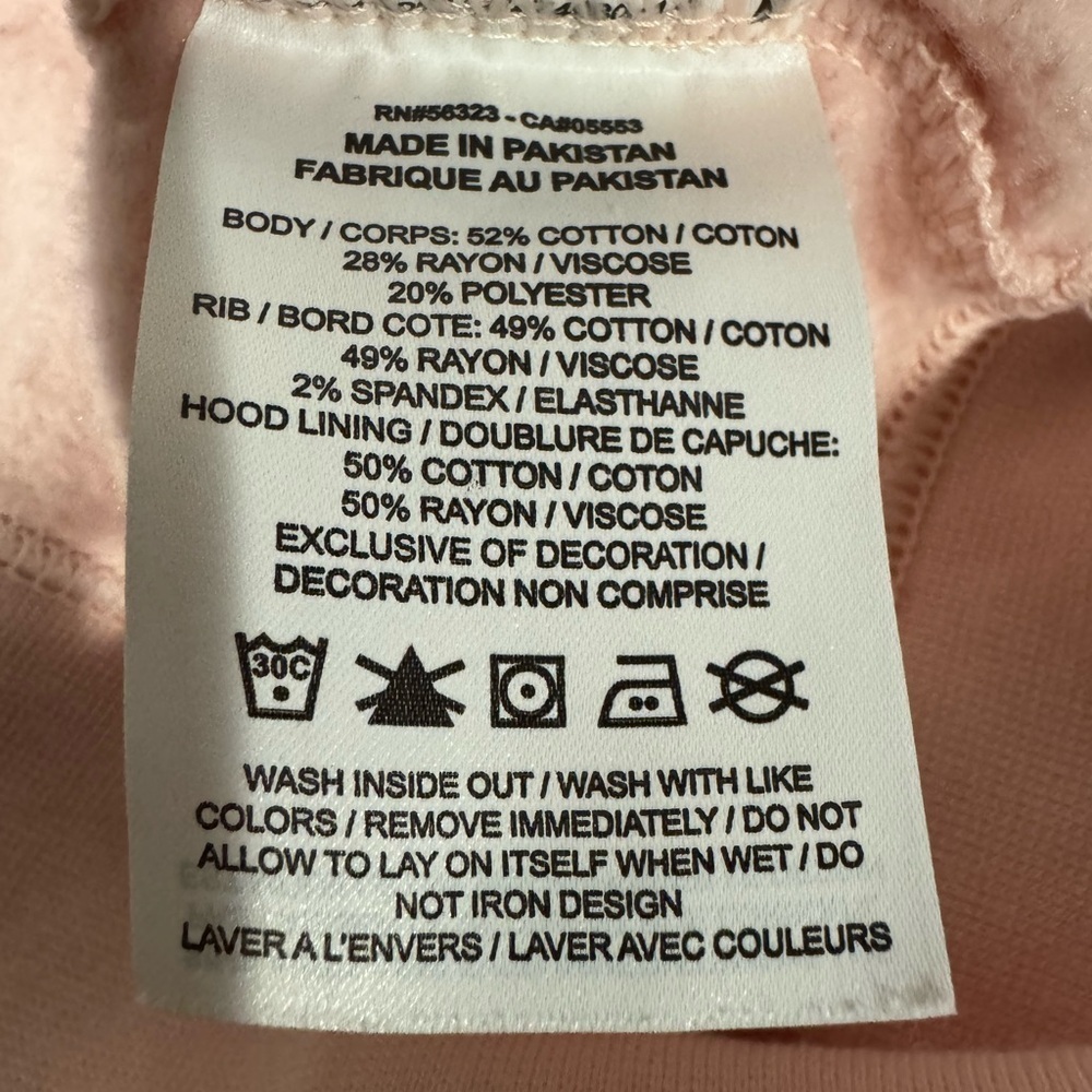 Nike Hoodie Women’s Pink Mock Funnel Neck Pullover Sweatshirt Size Large - Picture 8 of 10